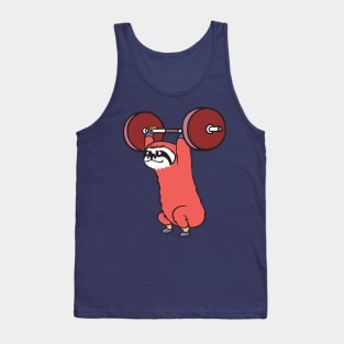 The snach weighlifting sloth Tank Top